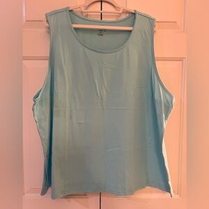 Coral Bay Women's Light Blue Tank Top NWOT Size 3X